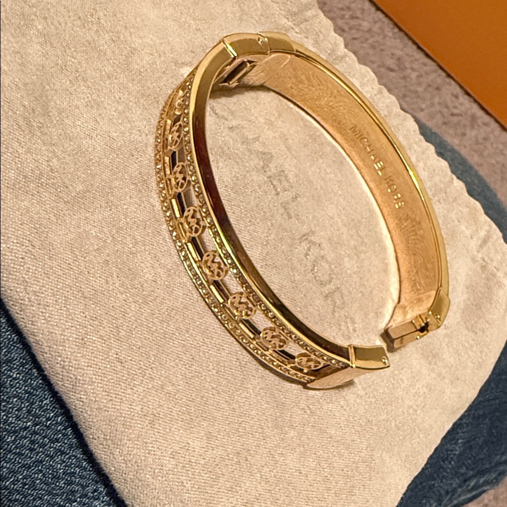 Michael Kors Gold and Silver Logo Bracelet - Picture 5 of 5